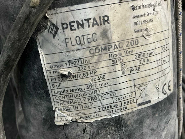 Pentair compac 200 dompelpomp - afbeelding 4 van  4