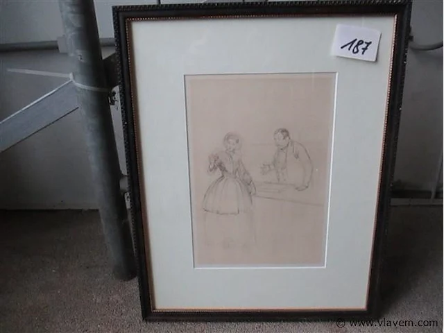 Pentekening - afbeelding 1 van  2