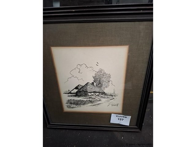 Pentekening - afbeelding 1 van  2