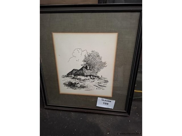 Pentekening - afbeelding 1 van  2