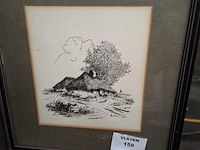 Pentekening - afbeelding 1 van  2