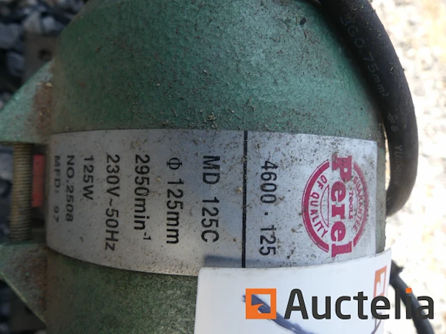 Perel md125c slijpmachine - afbeelding 6 van  7