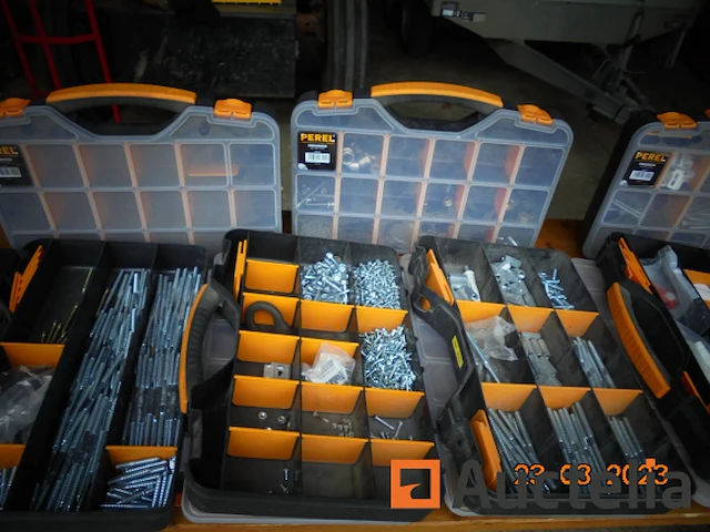 Perel organizer dozen met hardware - afbeelding 3 van  4