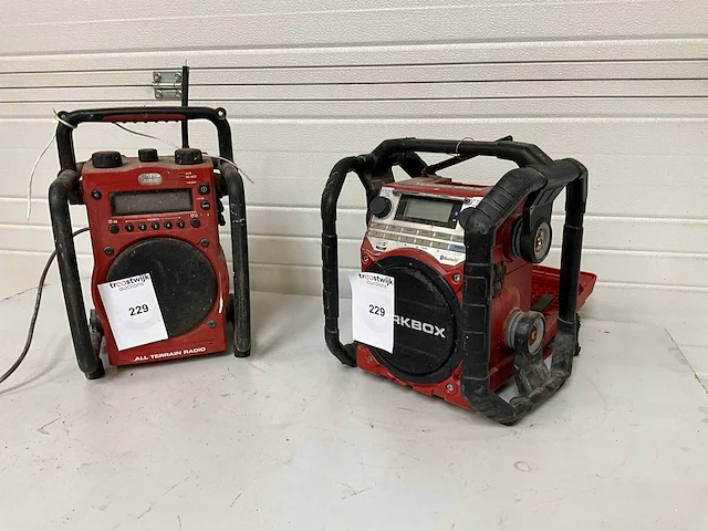 Perfectpro werfradio (2x) - afbeelding 1 van  10
