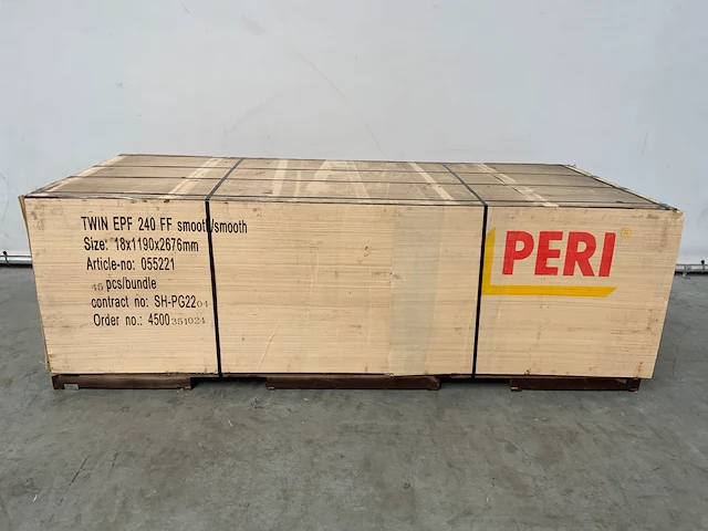 Peri - twin epf 240 ff - betonplex 143m2 - afbeelding 3 van  6