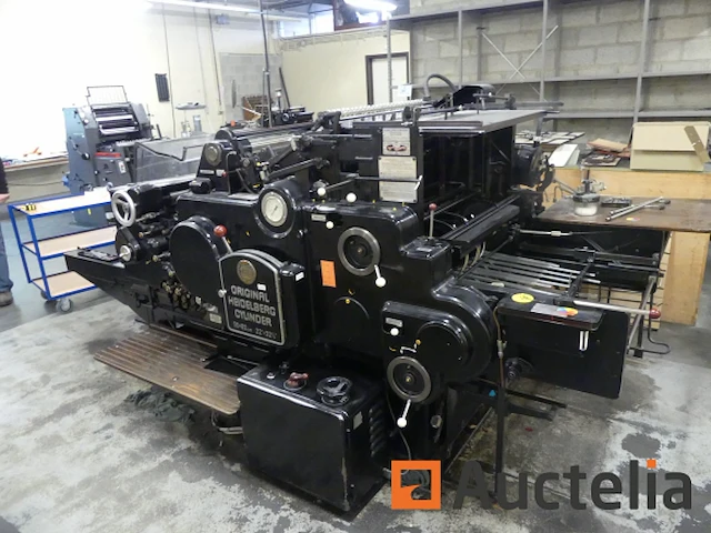 Pers typografie heidelberg cilinder - afbeelding 11 van  12