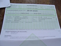 Personenwagen opel corsa cdti , type s-d, variant fe11, verise 3a08b3ueah5, ch.nr. w0l0sdl0876055690, bouwjaar 08-02-2007 (sleutel en alle boorddocumenten) - afbeelding 9 van  26