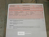 Personenwagen peugeot 107 disel euro 4 ca. 180000 km. papieren en sleutel oké - afbeelding 8 van  9