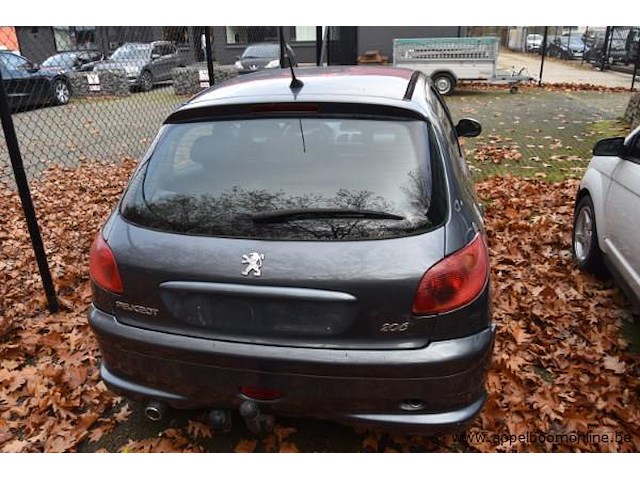 Personenwagen peugeot, 206, datum eerste insch 04/01/2006, vf32jnfua44954166, km stand ngk, 1587cm³, 80kw, euro 4, benzine - afbeelding 4 van  10