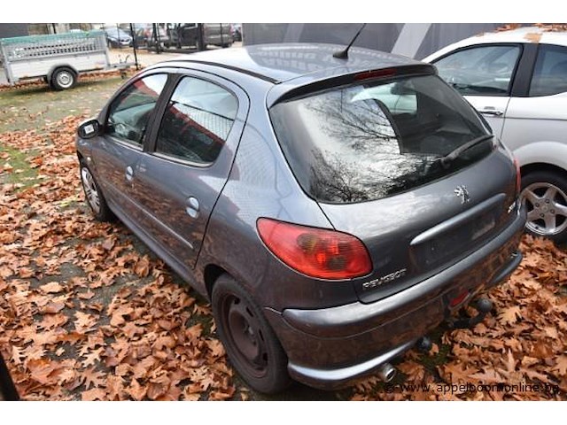 Personenwagen peugeot, 206, datum eerste insch 04/01/2006, vf32jnfua44954166, km stand ngk, 1587cm³, 80kw, euro 4, benzine - afbeelding 5 van  10