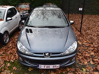 Personenwagen peugeot, 206, datum eerste insch 04/01/2006, vf32jnfua44954166, km stand ngk, 1587cm³, 80kw, euro 4, benzine - afbeelding 7 van  10