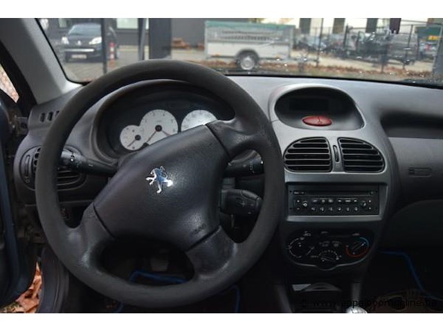 Personenwagen peugeot, 206, datum eerste insch 04/01/2006, vf32jnfua44954166, km stand ngk, 1587cm³, 80kw, euro 4, benzine - afbeelding 9 van  10