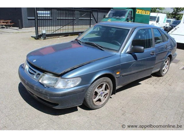 Personenwagen saab 9-3, benzine, 1985cm³, 96kw, 1e inschr 02/5/00, ys3db58j4y2031198, 233653km, co²-uitstoot ng, euro ng, kentekenbewijs i+ii, gelijkvormigheidsattest, keuring tot 02/5/23, 1sleutel - afbeelding 1 van  21