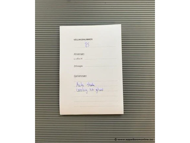 Personenwagen skoda, werking niet gekend, zonder boorddocumenten, zonder sleutels - afbeelding 4 van  4