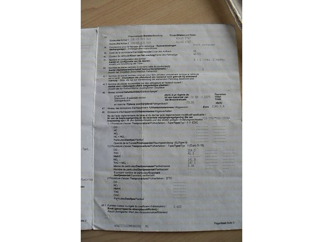 Personenwagen volkswagen jetta, type 16, variant aacffbx0, versie fm6fm62q025n7mgn1vr0, ch.nr. wvwzzz16zbm086090, bj.21.06.2011 (sleutel, boorddocumenten: geen inschrijvingsbewijs (roze formulier), gelijkvormigheidsattest) - afbeelding 14 van  30