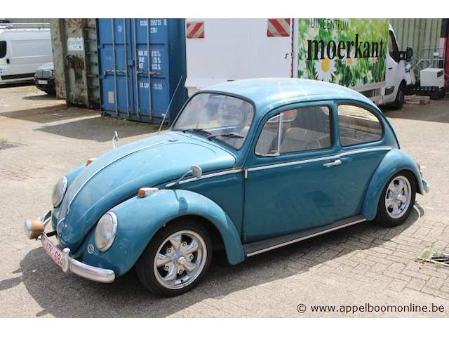 Personenwagen/oldtimer volkswagen kever kg1200, benzine,25kw, 1200cm³,1e inschr 07/4/1965, 115590614, afgelezen km: 61718, co²-uitstoot ng, euro ng,kenteken i+ii, zonder gelijkvormigheidsattest,keuring tot 29/5/23,2sleutels - afbeelding 1 van  17