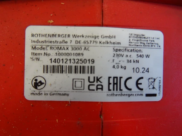 Perstang rothenberger - afbeelding 3 van  4