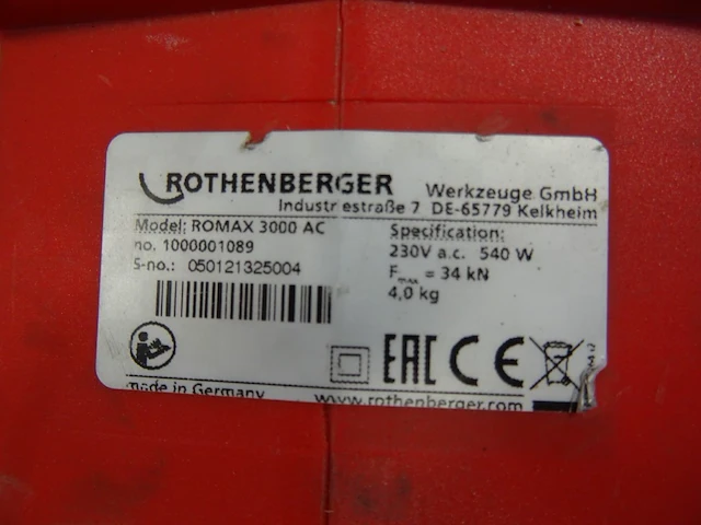 Perstang rothenberger - afbeelding 3 van  4