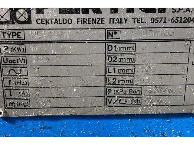 Pertici watersleuffreesmachine - afbeelding 4 van  6