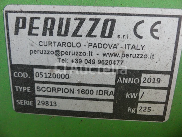 Peruzzo scorpion 1600 klepelbreker - afbeelding 5 van  8