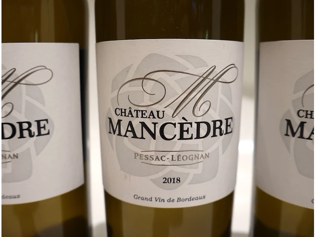 Pessac-léognan chât. mancèdre 2018 (x12) - afbeelding 6 van  10