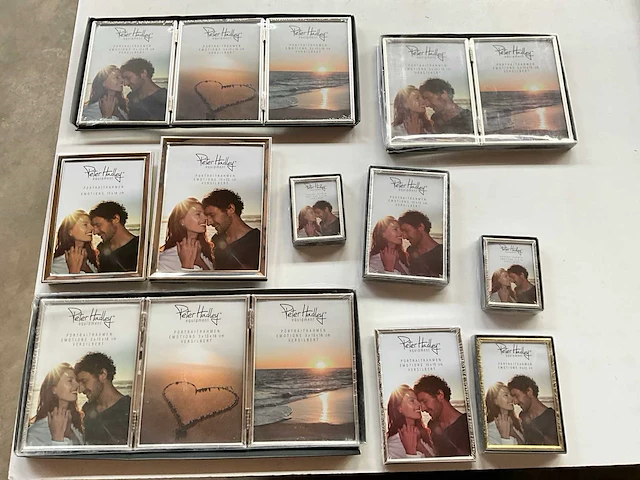 Peter hadley diverse verzilverde fotolijsten (10x) - afbeelding 1 van  8