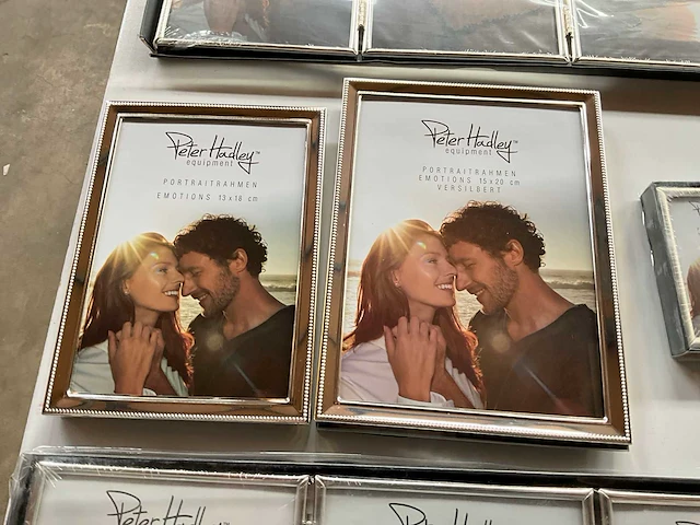 Peter hadley diverse verzilverde fotolijsten (10x) - afbeelding 5 van  8