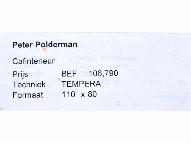 Peter polderman (1933-1998) - origineel - afbeelding 10 van  10