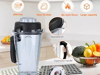 Petyoung 60 oz transparante blender container - afbeelding 3 van  4