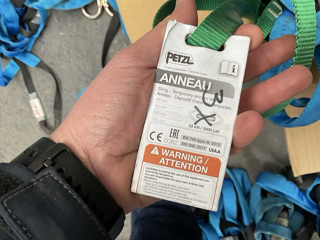 Petzl/tractel ankerstrop (45x) - afbeelding 3 van  6