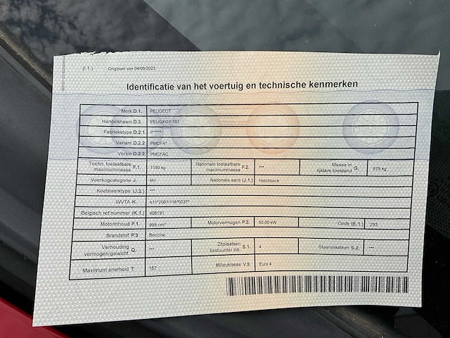 Peugeot 107 personenauto benzine - afbeelding 22 van  22