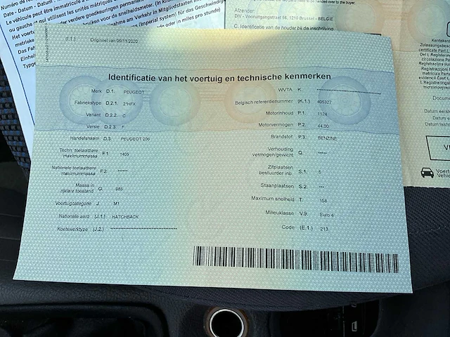 Peugeot 206 personenauto - afbeelding 26 van  27