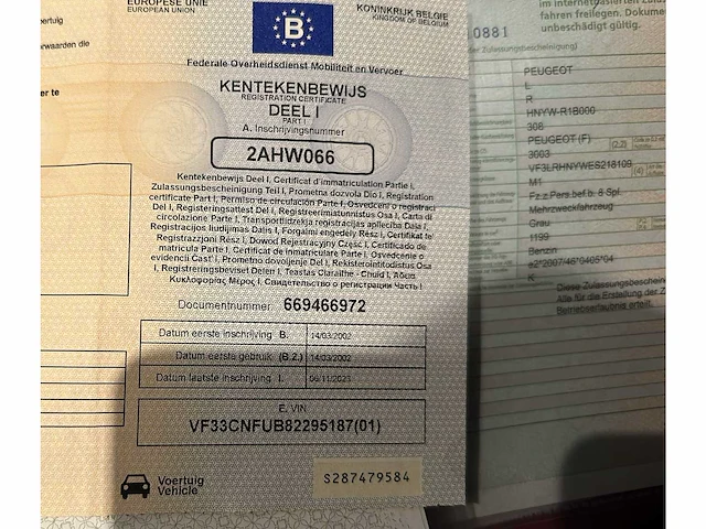 Peugeot 307, 2002 - afbeelding 4 van  15