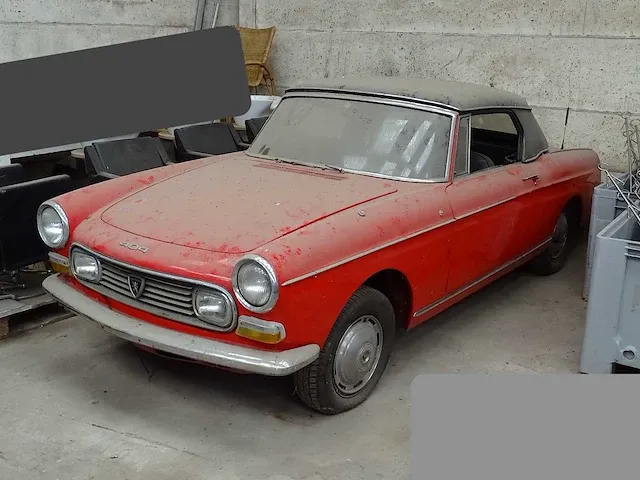 Peugeot 404 cabriolet (barn-find) - afbeelding 1 van  28