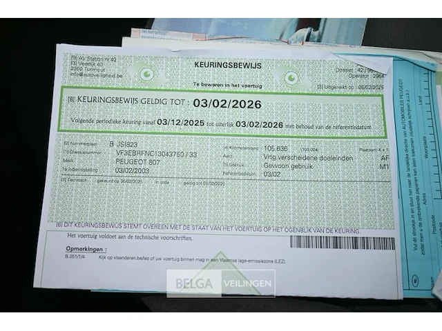 Peugeot 807 - afbeelding 4 van  20