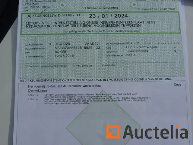 Peugeot boxer (2016 - 170.000 km) - afbeelding 16 van  38