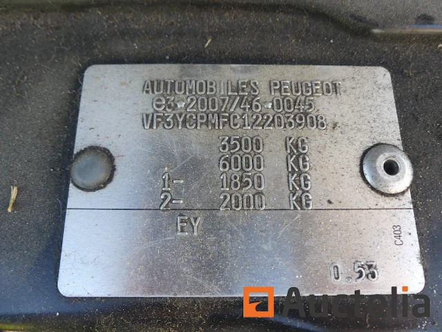 Peugeot boxer bestelwagen (2012-260.459 km) (vf3ycpmfc12203908) - afbeelding 3 van  45