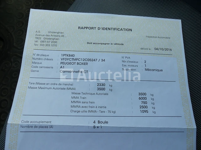 Peugeot boxer bestelwagen met dubbele cabine (2016-66.265 km) - vin vf3yctmfc12c05247 - afbeelding 29 van  40