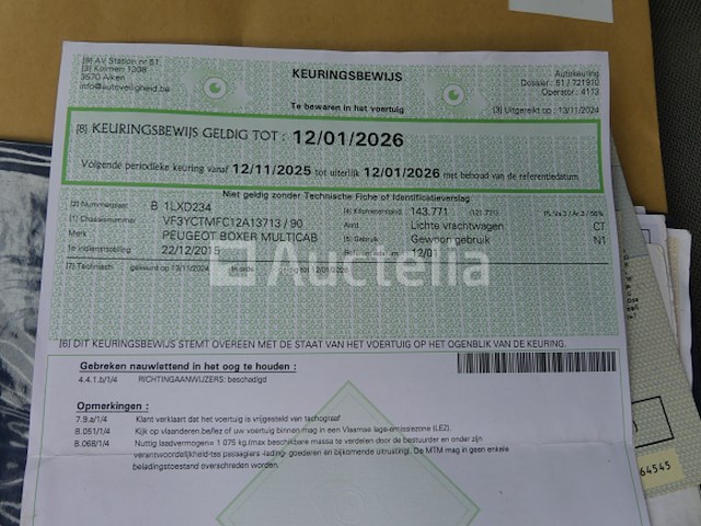 Peugeot boxer multicab bestelwagen (2015-159.750 km) - afbeelding 24 van  37