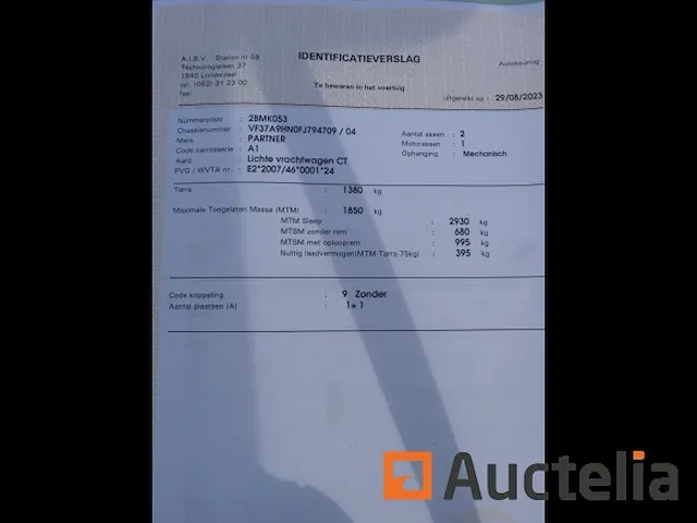 Peugeot partner (2015-256.000 km) - afbeelding 10 van  19