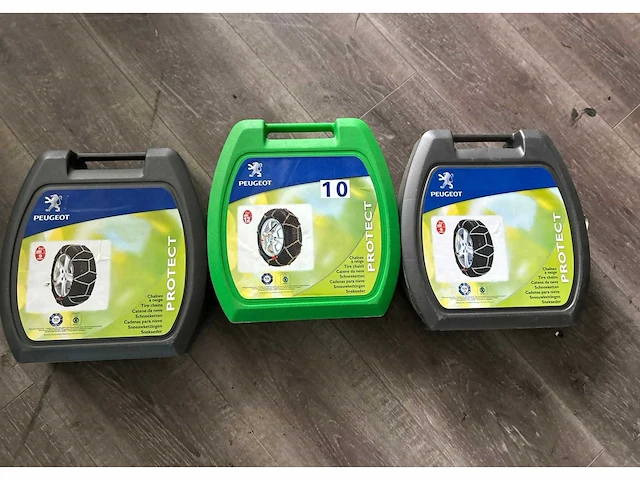 Peugeot sneeuwkettingen (3x) - afbeelding 1 van  4