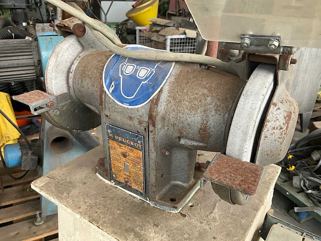Peugeot t 150 dubbelkops slijpmolen - afbeelding 3 van  6