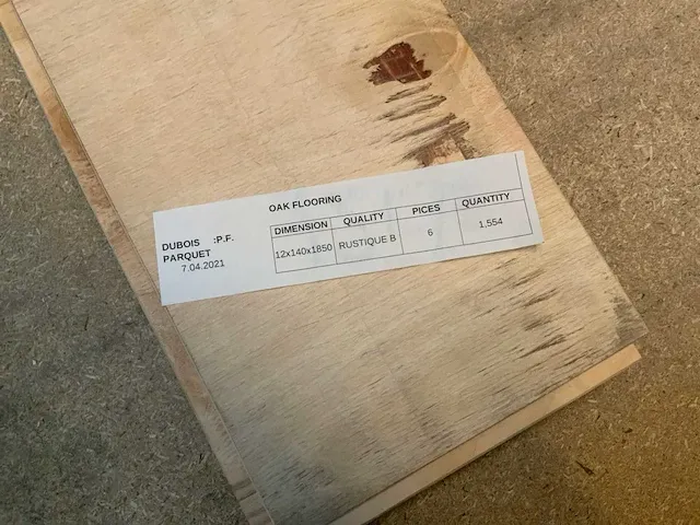 Pf duoboard 70 m² parketvloer halfmassief - afbeelding 4 van  5