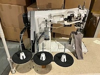 Pfaff 2naalds zuilmachine, drievoudig transport met draadafsnijder type 1296 - afbeelding 4 van  8
