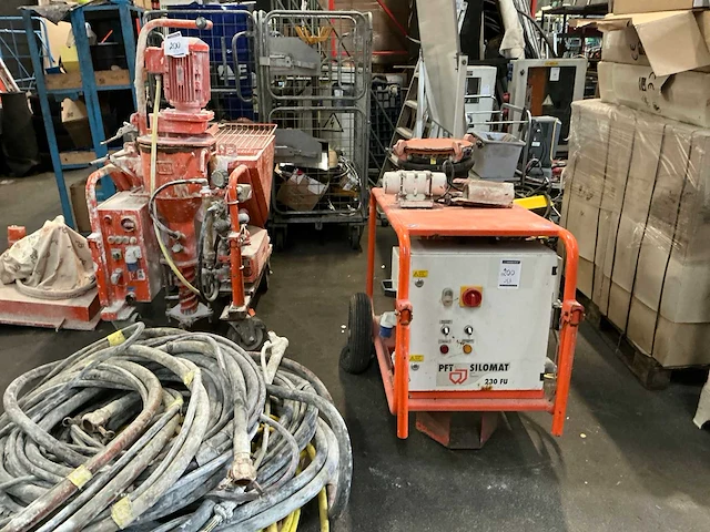 Pft g4 x mobiele gipsspuitmachine - afbeelding 1 van  13
