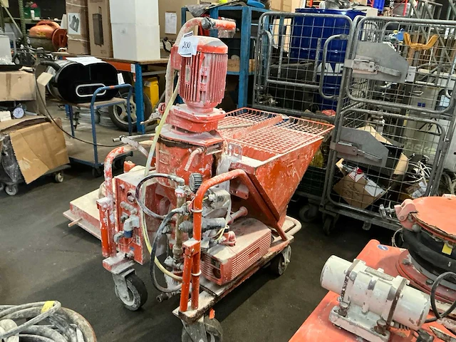 Pft g4 x mobiele gipsspuitmachine - afbeelding 6 van  13