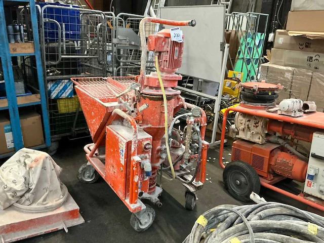 Pft g4 x mobiele gipsspuitmachine - afbeelding 7 van  13