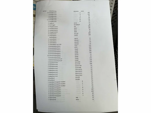 Pgb fasteners grote partij diverse bevestigingsmateriaal - afbeelding 6 van  9