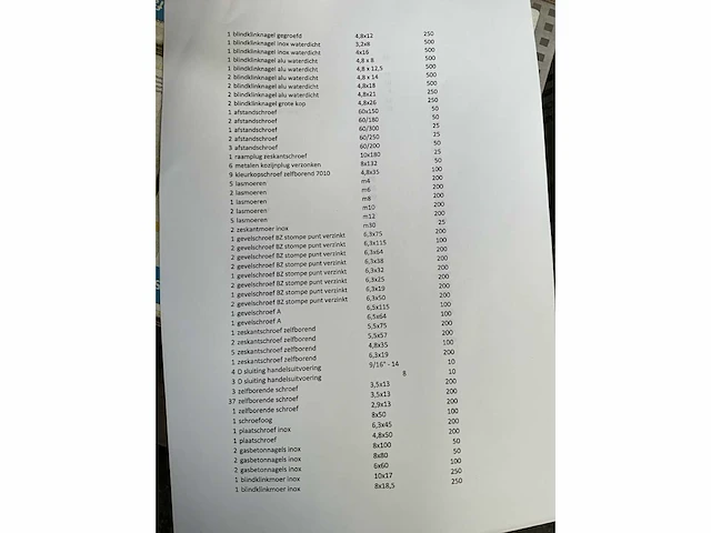 Pgb fasteners grote partij diverse bevestigingsmateriaal - afbeelding 8 van  9