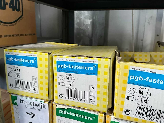 Pgb-fasteners m14 doos moeren (44x) - afbeelding 4 van  5